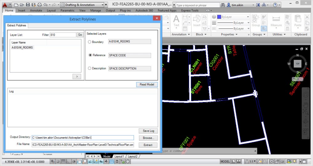 activeplan AutoCAD polygon exporter